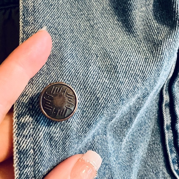 J. Jill Classic Blue Jean Jacket - Picture 6 of 7